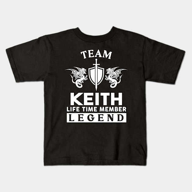 Keith Name T Shirt - Keith Life Time Member Legend Gift Item Tee Kids T-Shirt by unendurableslemp118